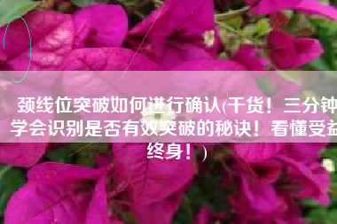 颈线位突破如何进行确认(干货！三分钟学会识别是否有效突破的秘诀！看懂受益终身！)