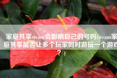 家庭共享steam会影响自己的号吗(steam家庭共享能否让多个玩家同时游玩一个游戏？)