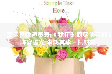 幸运是我演员表(《我在时间尽头等你》阵容曝光 李鸿其李一桐对望)