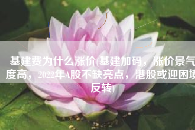 基建费为什么涨价(基建加码，涨价景气度高，2022年A股不缺亮点，港股或迎困境反转)