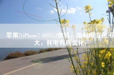 苹果7(iPhone7 iOS15.2体验，流畅度变化不大，耗电有所优化)