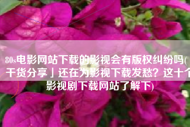 80s电影网站下载的影视会有版权纠纷吗(「干货分享」还在为影视下载发愁？这十个影视剧下载网站了解下)