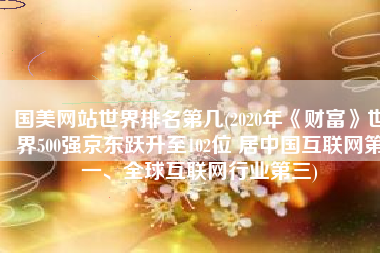 国美网站世界排名第几(2020年《财富》世界500强京东跃升至102位 居中国互联网第一、全球互联网行业第三)