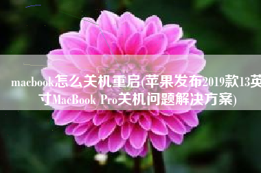 macbook怎么关机重启(苹果发布2019款13英寸MacBook Pro关机问题解决方案)