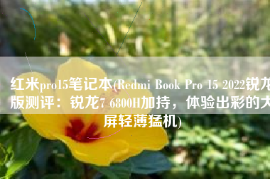 红米pro15笔记本(Redmi Book Pro 15 2022锐龙版测评：锐龙7 6800H加持，体验出彩的大屏轻薄猛机)