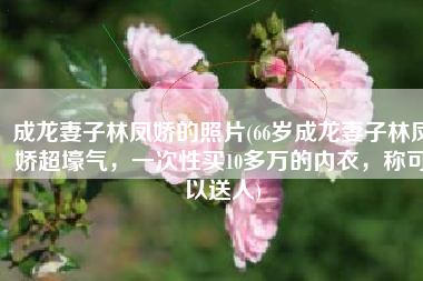 成龙妻子林凤娇的照片(66岁成龙妻子林凤娇超壕气，一次性买10多万的内衣，称可以送人)