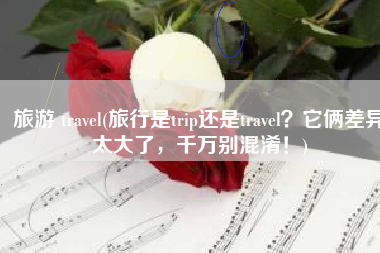 旅游 travel(旅行是trip还是travel？它俩差异太大了，千万别混淆！)