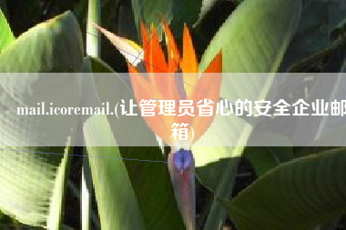 mail.icoremail.(让管理员省心的安全企业邮箱)