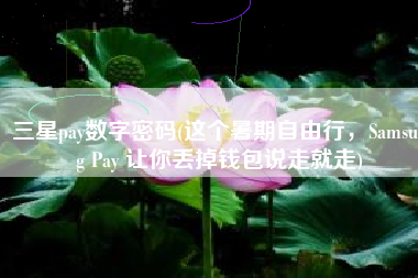 三星pay数字密码(这个暑期自由行，Samsung Pay 让你丢掉钱包说走就走)