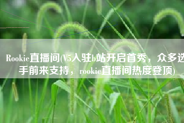 Rookie直播间(V5入驻b站开启首秀，众多选手前来支持，rookie直播间热度登顶)
