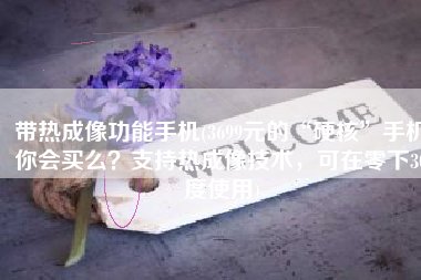 带热成像功能手机(3699元的“硬核”手机你会买么？支持热成像技术，可在零下30度使用)