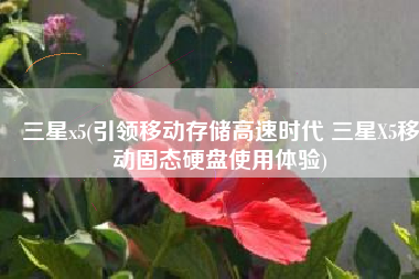 三星x5(引领移动存储高速时代 三星X5移动固态硬盘使用体验)