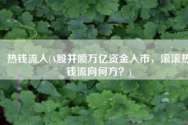 热钱流入(A股井喷万亿资金入市，滚滚热钱流向何方？)