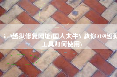 ios9越狱修复网址(国人太牛X 教你iOS9越狱工具如何使用)