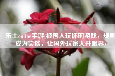 乐土online手游(被国人玩坏的游戏，规则成为笑谈，让国外玩家大开眼界)