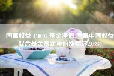 国富收益 450001 基金净值(国富中国收益混合基金最新净值涨幅达2.03%)