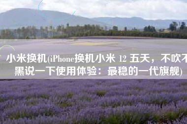 小米换机(iPhone换机小米 12 五天，不吹不黑说一下使用体验：最稳的一代旗舰)