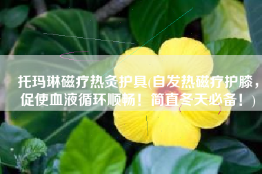 托玛琳磁疗热灸护具(自发热磁疗护膝，促使血液循环顺畅！简直冬天必备！)