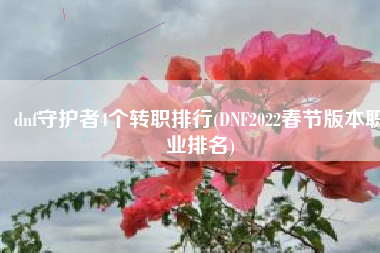 dnf守护者4个转职排行(DNF2022春节版本职业排名)