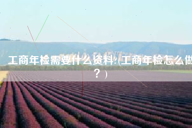 工商年检需要什么资料?(工商年检怎么做？)