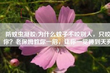防蚊虫凝胶(为什么蚊子不咬别人，只咬你？老保姆教你一招，让你一觉睡到天亮)