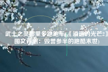 武士之灵哪里多跑跑车(《消逝的光芒2》图文评测：毁誉参半的跑酷末世)