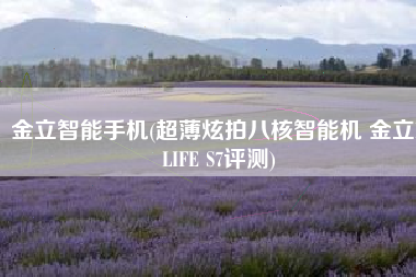 金立智能手机(超薄炫拍八核智能机 金立ELIFE S7评测)