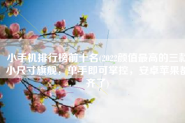 小手机排行榜前十名(2022颜值最高的三款小尺寸旗舰，单手即可掌控，安卓苹果都齐了)