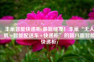 丰巢智能快递柜(最新研发！丰巢“无人机+智能配送车+快递柜”的新八面智能快递柜)