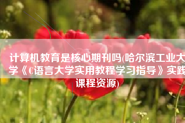 计算机教育是核心期刊吗(哈尔滨工业大学《C语言大学实用教程学习指导》实践课程资源)