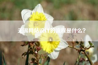 无锡网站设计的流程是什么？