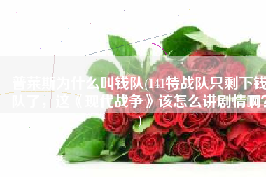 普莱斯为什么叫钱队(141特战队只剩下钱队了，这《现代战争》该怎么讲剧情啊？)