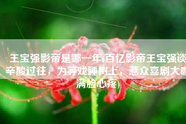 王宝强影帝是哪一年(百亿影帝王宝强谈辛酸过往，为等戏睡树上，惹众喜剧大咖满脸心疼)