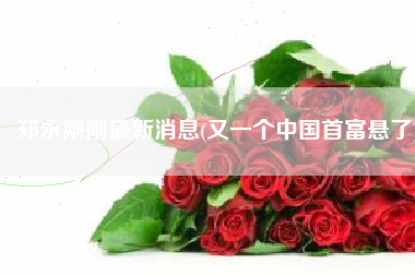 郑永刚刚最新消息(又一个中国首富悬了)