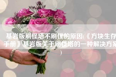 基岩版刷怪塔不刷怪的原因(《方块生存手册》基岩版关于刷怪塔的一种解决方案)