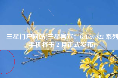 三星门户网站(三星官宣：Galaxy S22 系列手机将于 2 月正式发布)