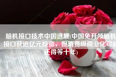 脑机接口技术中国进展(中国免开颅脑机接口获近亿元投资，但消费级商业化可能还得等十年)