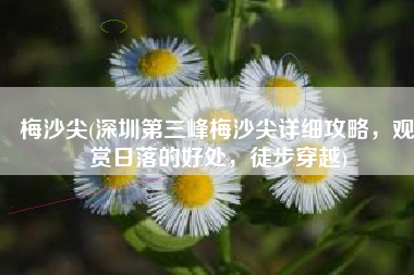 梅沙尖(深圳第三峰梅沙尖详细攻略，观赏日落的好处，徒步穿越)