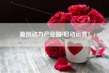 盈创动力产业园(启动运营！)