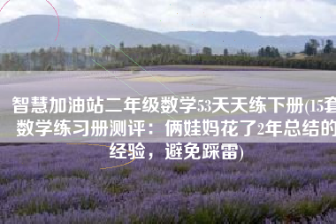 智慧加油站二年级数学53天天练下册(15套数学练习册测评：俩娃妈花了2年总结的经验，避免踩雷)