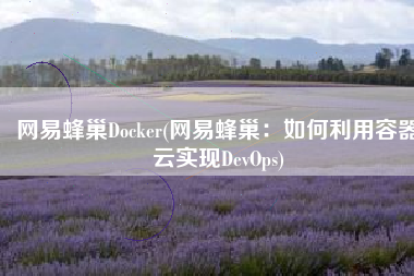网易蜂巢Docker(网易蜂巢：如何利用容器云实现DevOps)