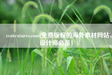ccotextures.com(免费版权的海外素材网站，设计师必备！)