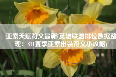 亚索天赋符文最新(英雄联盟排位数据整理：S11赛季亚索出装符文小攻略)