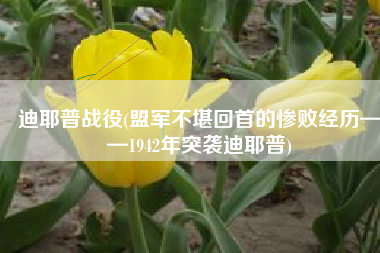 迪耶普战役(盟军不堪回首的惨败经历——1942年突袭迪耶普)