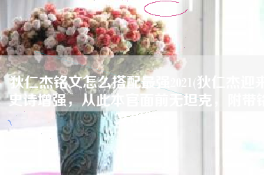 狄仁杰铭文怎么搭配最强2021(狄仁杰迎来史诗增强，从此本官面前无坦克，附带铭文出装)