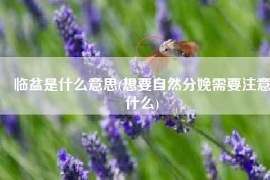 临盆是什么意思(想要自然分娩需要注意什么)