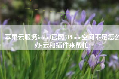 苹果云服务icloud官网(iPhone空间不足怎么办:云和插件来帮忙)