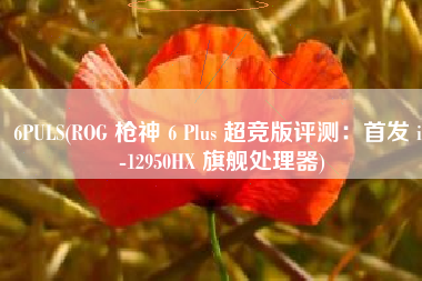 6PULS(ROG 枪神 6 Plus 超竞版评测：首发 i9-12950HX 旗舰处理器)