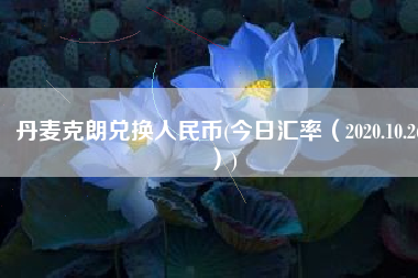 丹麦克朗兑换人民币(今日汇率（2020.10.26）)