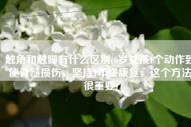触角和触脚有什么区别(6岁女孩1个动作致使脊髓损伤，坚持1年终康复，这个方法很重要)